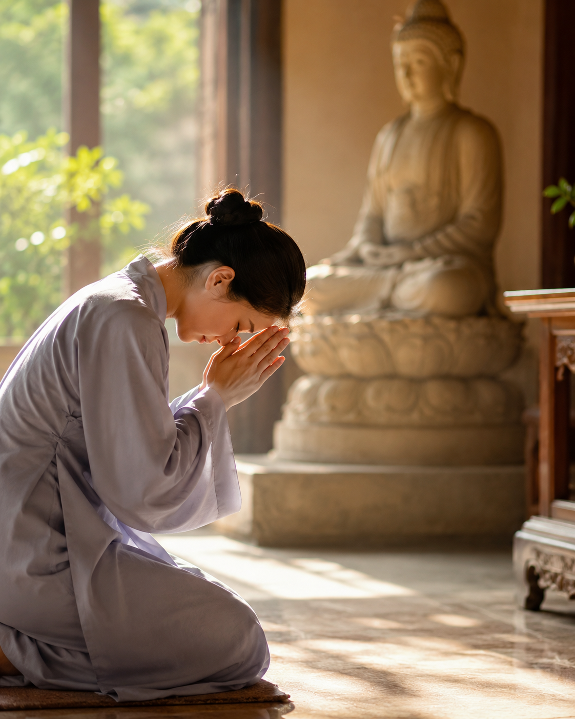 Bàn thờ Phật để đâu